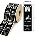 Lacre de Segurança para Delivery - Preto