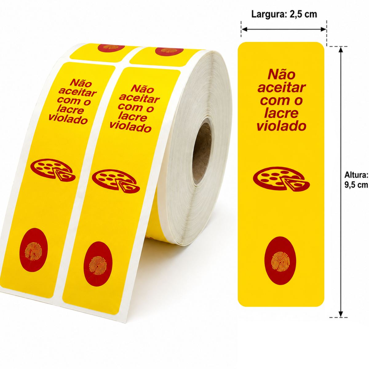 Lacres de Segurança para Delivery - Escolha o seu modelo
