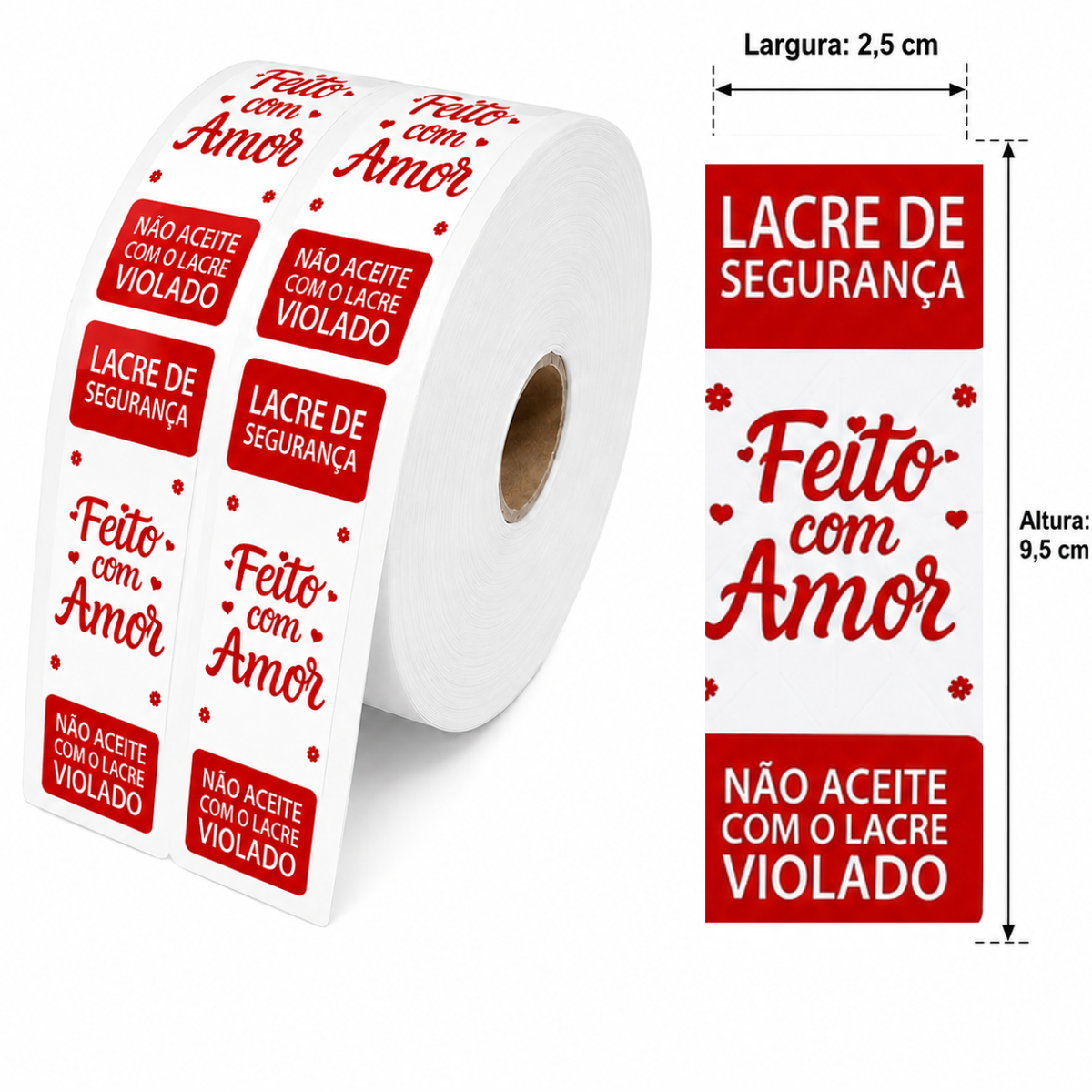 Lacres de Segurança para Delivery - Escolha o seu modelo